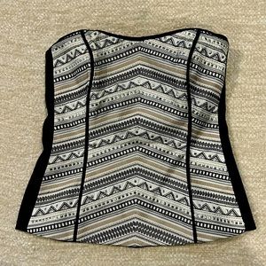 White House Black Market Bustier Top